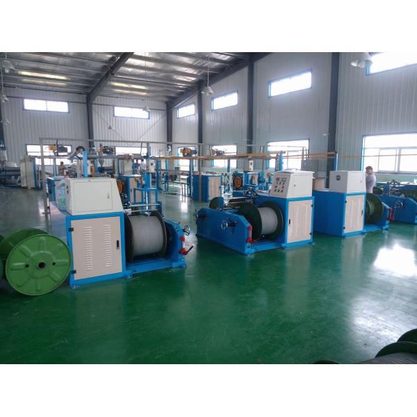 High Speed PVC Plastic Wire Extruder ,  140kg/h Cable Manufacturing Machine