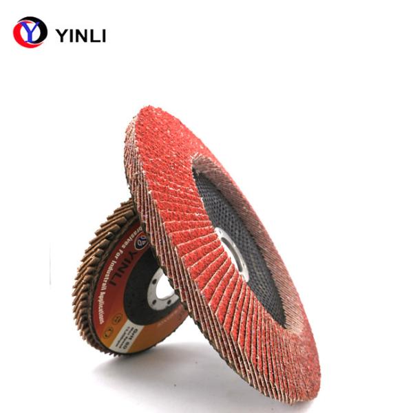 VSM 60 cerâmicos Grit Flap Disc Round Type 115mm para a madeira e o metal