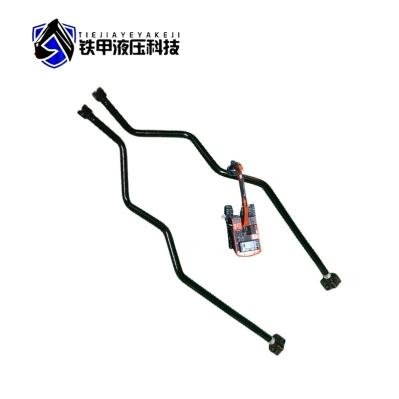 SY135 Pipe de fer pour excavatrice avec système hydraulique distributeur