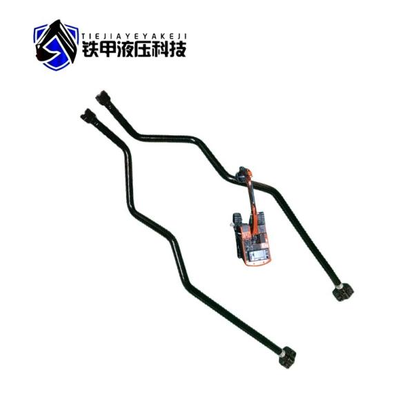 SY135 Pipe de fer pour excavatrice avec système hydraulique distributeur