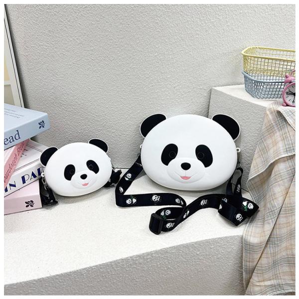 Panda прочный силиконовый карандаш для детей кроссбоди сумочка плечевая сумочка монета кошелек сумка портфель макияж сумка для хранения