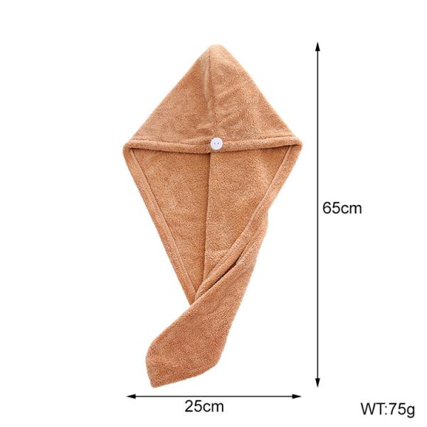 Coral Fleece Microfiber Hair Towel