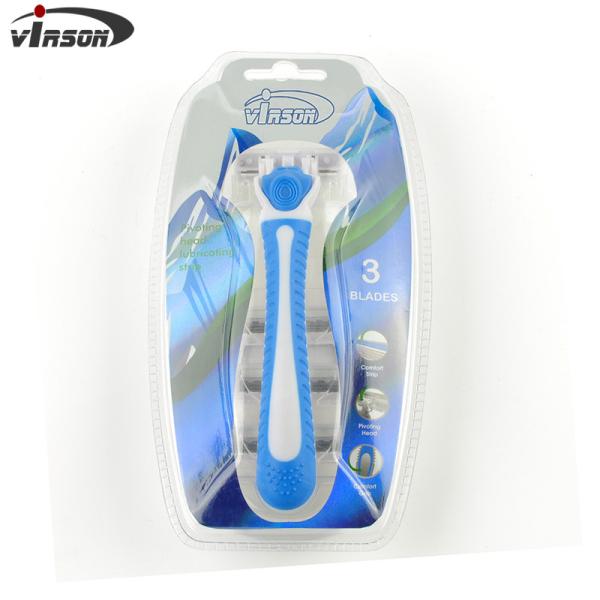 Manufacture Cheap Wholesale Oem Shaving Razor Men 3-6 Blades Disposable Razor Pack for Men with Razor Head Refills