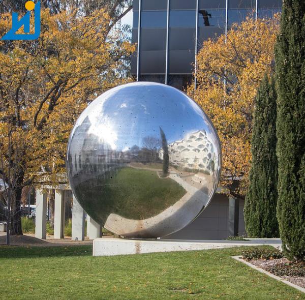 Stainless Steel Hollow Sphere Corten Steel Hollow Metal Sphere Large Garden Ornament