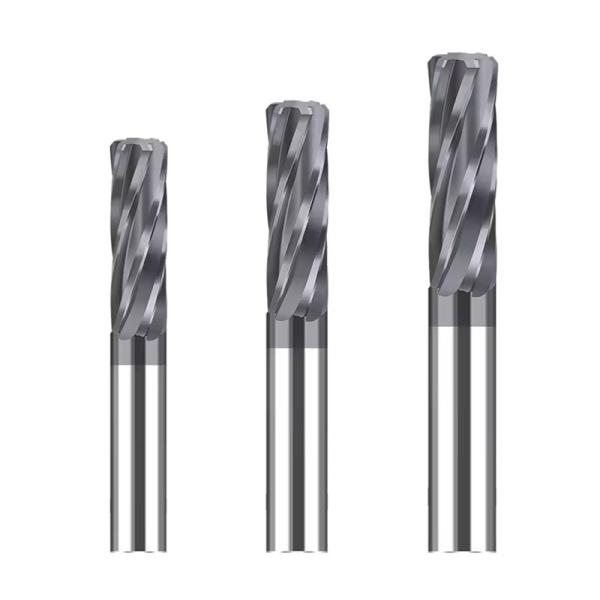 Alésoir hélicoïdal en acier au tungstène étendu H7 H8, revêtement non revêtu ou DLC, pour une performance durable