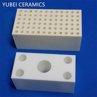 Wear Resistant Alumina Ceramic Positoning Plate Block Ivory 3.85g / Cm3