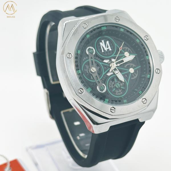 Minimalista Sport Relógio de pulso de silicone Resistente à água Caixa de aço inoxidável