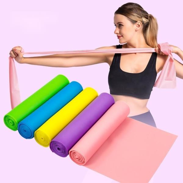 Yoga athletic athletic resistance bands workout Stretch Gym Training Elastic 150CM