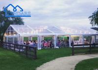 Gran tienda de bodas al aire libre de marca de bodas de 30m de largo para la fiesta resistente a los rayos UV tienda de ceremonia de bodas al aire libre