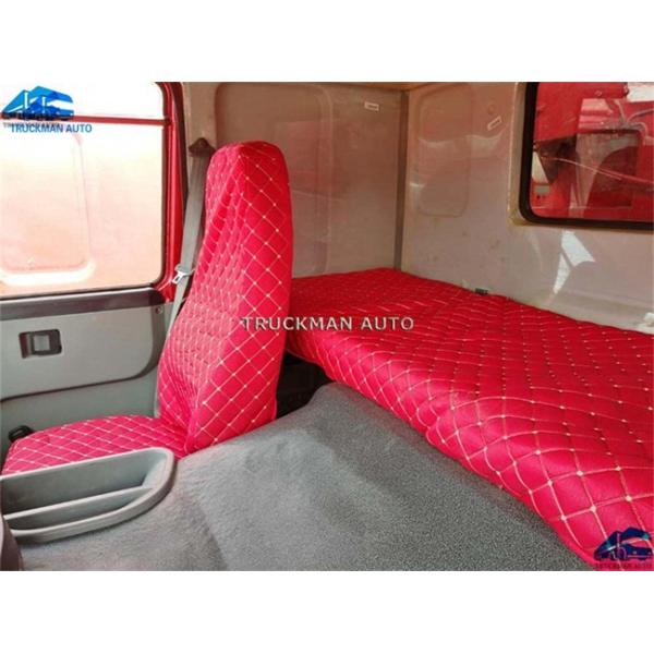 Yellow Used Heavy Duty Trucks With Repair Tool Box Transport Sand Stone