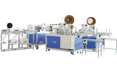 Steel Plastics Disposable Mask Machine , Medical Mask Making Machine Durable