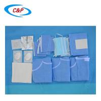 Kit de draps oculaires stériles et réfractifs jetables bleus étanches pour les chirurgies oculaires
