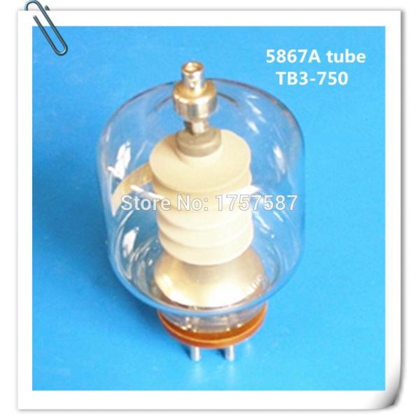 Высокочастотная стеклянная лампа 5867А электрона вакуума для промышленного топления ХФ
