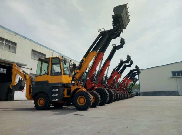 Carregador dianteiro completo da pá do Backhoe hidráulico de 1600KGS WZ25-16 para a venda