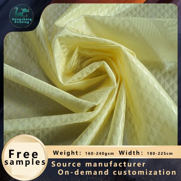 dustproof  Polyester Warp Knitted Mattress Quilting Fabric 43D yarn
