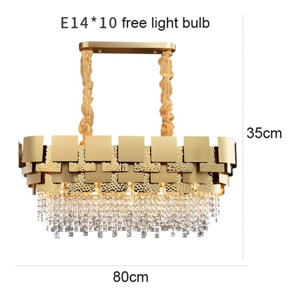 Postmodern Living Room Decoration Dining Lamps Luxury Crystal Chandelier (WH-CY-268)