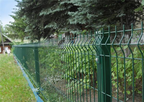 Welded Wire Bends Fence Panel Pvc Coated Wire Mesh