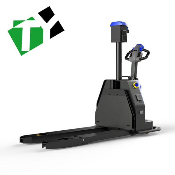 Intelligent Unmanned Forklift with Rated Load 0-5000KG, 1.8m Turning Radius, and Emergency Stop Button