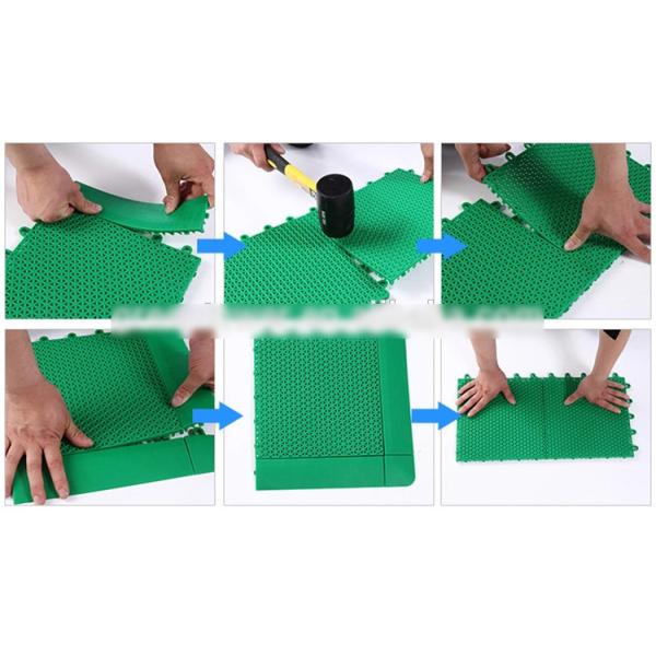High UV Resistant Interlocking Flooring Polypropylene Exercise Floor Mats