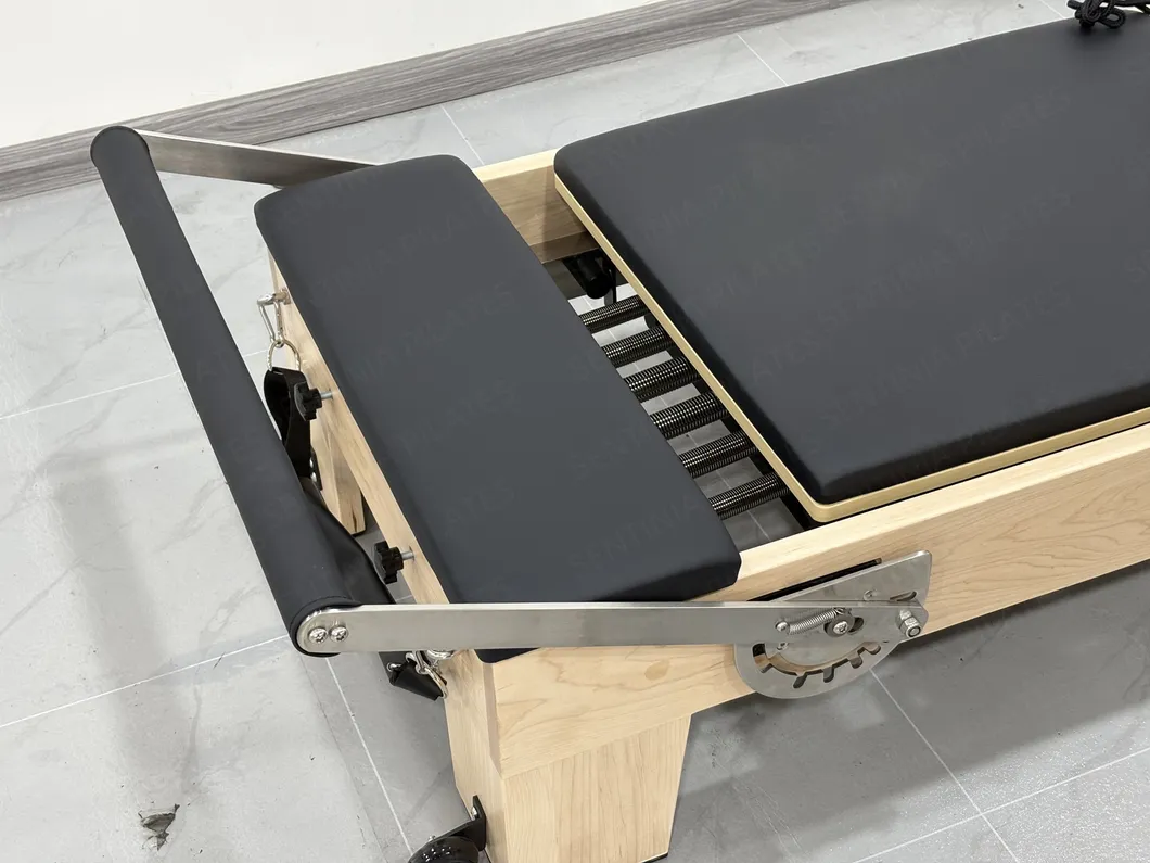 Maple Wood Power Pilates Tower Machine Reformer Machine Adjustable Springs