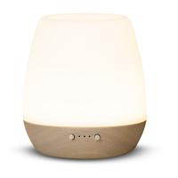 Humidificador cerâmico de madeira do óleo essencial do difusor do aroma 180ml do vidro pequeno