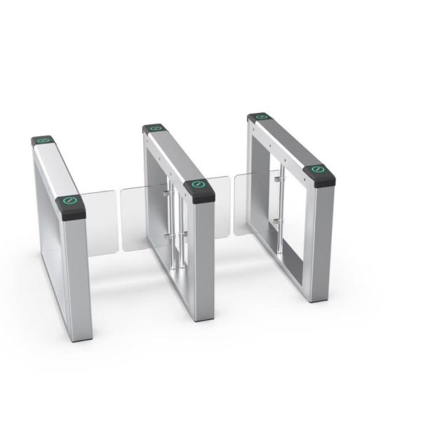 Servo Mechanism RFID Turnstile Gate , Security Swing Turnstile Gate For Library Stadium