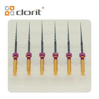 Purple Root Canal Files 25mm S1 Endodontic Files Heat Activation Blue