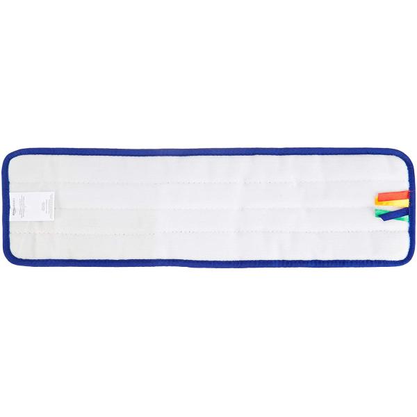 Damp Cleaning Microfiber Wet Mop Pads Refill Mop Head Plain 18 Inch Blue Wet Pad