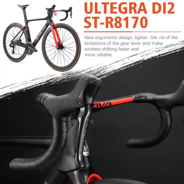 SAVA Electronic Shifting Carbon Road Bike Full Carbon Bicycle Shimano R8170 Groupset 2