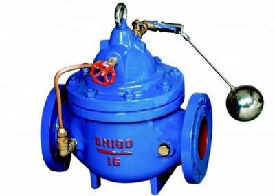 Hydraulic Ductile Iron Ball Valve Float In The Water Flange Ends Connection