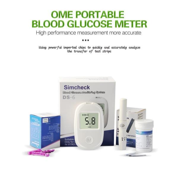 Fast 7s Blood Glucose Meter Glucometer Monitor With LCD Display And Auto Coding