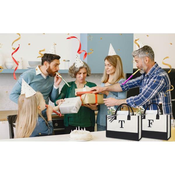 Extra Large Canvas Beach Bag With 2 Side Pockets for Beach, Travel, Cruise, Shopping, Ideal Gift for Women