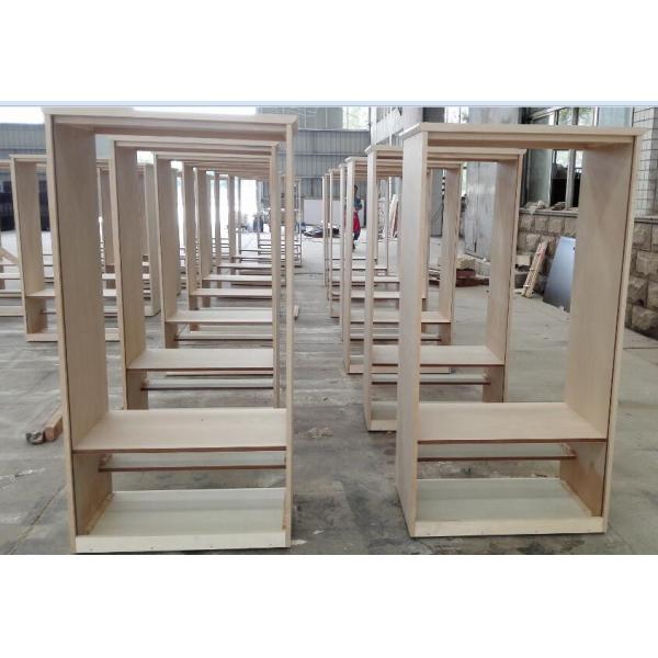 Side Mounted Stand Alone Closet , King / Queen Dark Brown Wardrobe For 5 Star Hotel