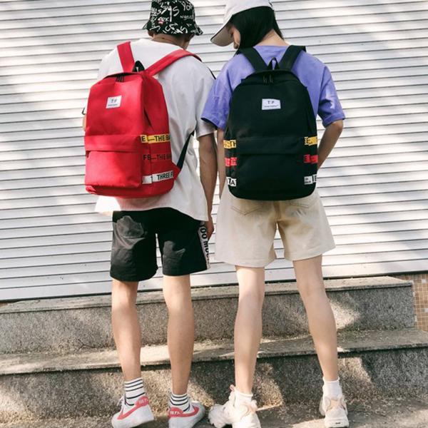 Schoolbag female Korean version of high school students backpacks large capacity backpacks male street photo trend