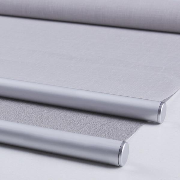Manual Fabric Modern Grey Roller Blinds For Indoor Office Windows OEM ODM