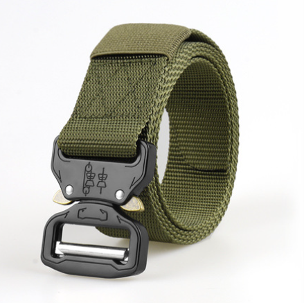 Cobra Tactical Belt, Nylon-Style Woven Belt , Multi-Function Training Belt For Men , Outdoor Versatile Belt