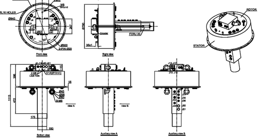 Hybrid RF Rotary Joint Multiple Signal Transmission For Radar Systems / Wind Turbines