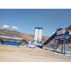 Proyecto de equipamiento de una planta de lotes de hormigón de 120 m/3h Fabricación de máquinas