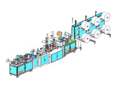 Easy Operating Disposable Face Mask Manufacturing Machine For Building Material Shops
