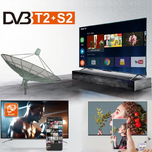 Custom OEM 40 43 50 55 Inch 2K Full HD 4K Ultra HD Flat Screen LED TV