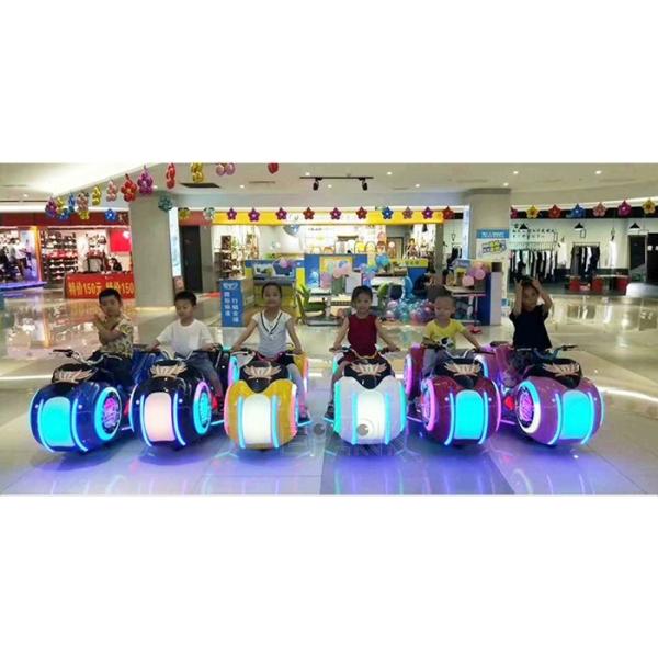 Dazzle Light Motorcycle Amusement Park Kiddie Ride Fiber glass Electric Car