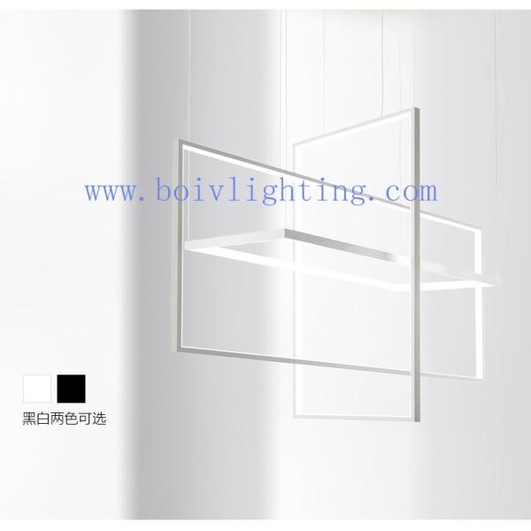 Many LED Light Good Quality Simple  960*360*720MM Geometry Hanging Lamp