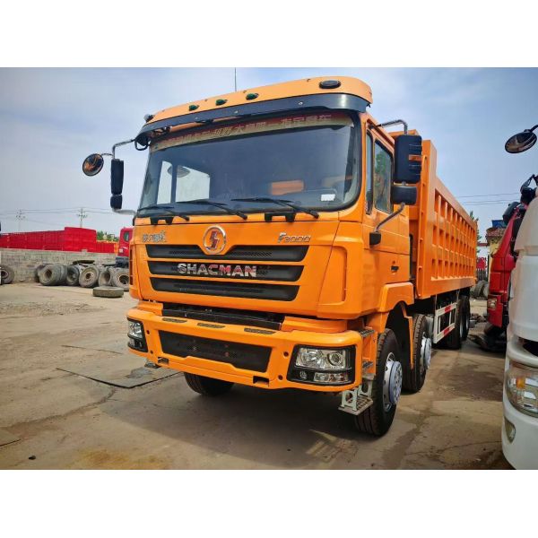 Used SHACMAN dump truck, front four and rear eight wheels