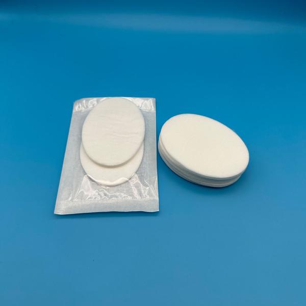 Sterile Breathable Eye Protection Pad Dressing Surgical Oval Shaped Absorbent Cotton Medical Consumables