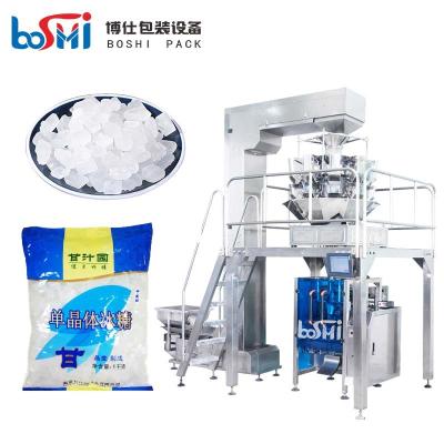 máquina de embalagem vertical do grânulo 500g completamente automática para o açúcar dos doces do gelo