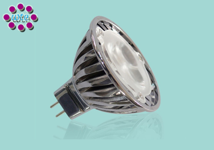3000K-3500K 50 / 60Hz 3W LED Spotlight Bulbs MR16 / GU5.3 With 38 Degree