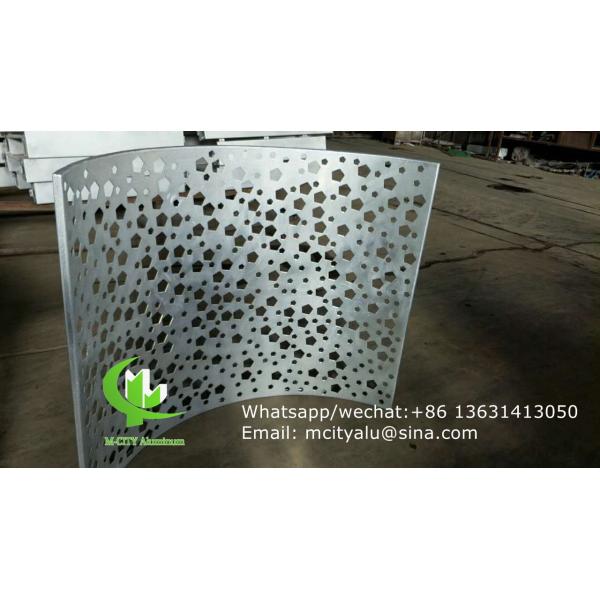 Алюминиевый лазерный панель лист для декорации забора перфорированной стенной панели