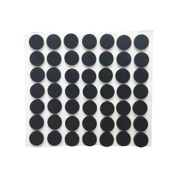 Round Rubber Foot Pads Are Resistant To Chemicals For Increased Durability