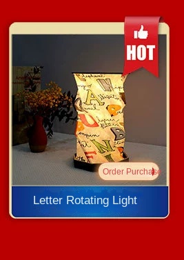 Mid Autumn Festival Wood Paper Lamp Paper Night Lamp Warm White 3500K 6V