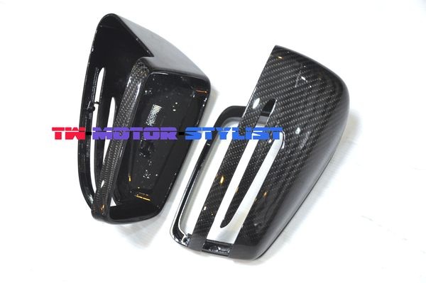 Случай зеркала стороны волокна УГЛЕРОДА W204 W207 W212 W221